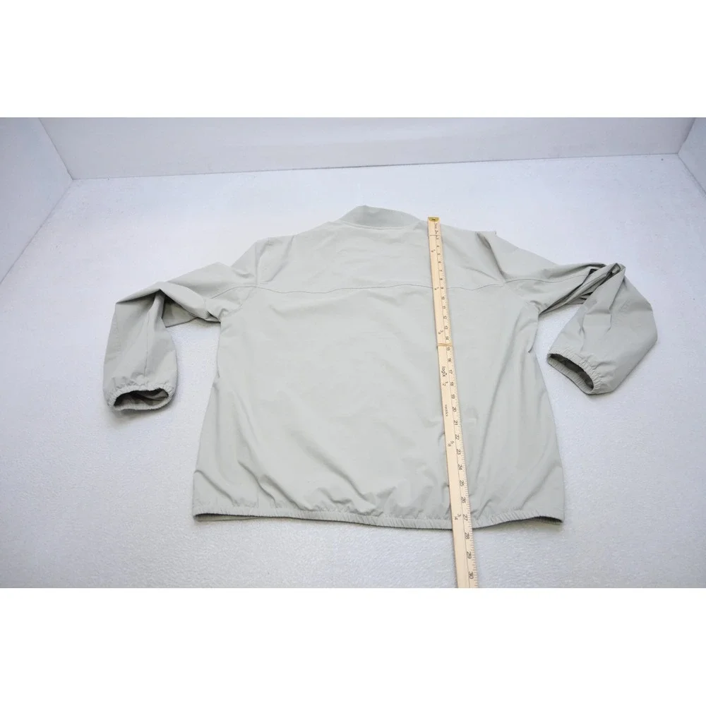 VRST Bomber‎ Jacket Mens Large Grey Stretch Full Zip Lightweight Excellent